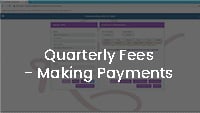 Quarterly Fees - Making Payments - thumb